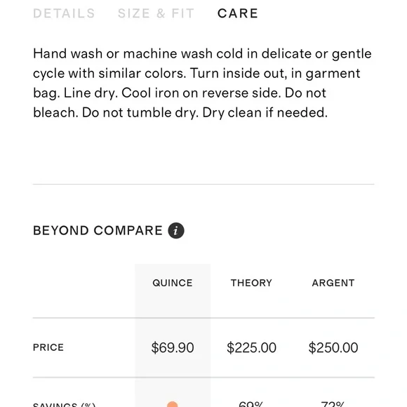 Quince washable silk blouse in “celestial”, a beautiful peacock blue - Picture 11 of 15